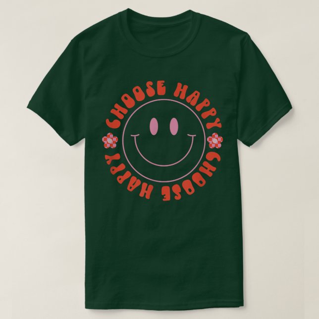 Camiseta Elige a las mujeres felices sonrientes sonrientes  (Diseño del anverso)
