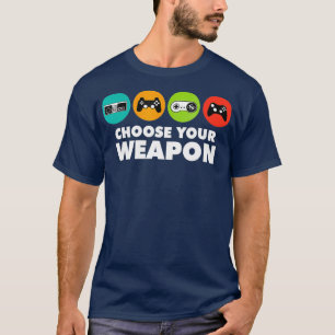 Camiseta Elige A Los Chicos De La Consola De Juegos De Arma
