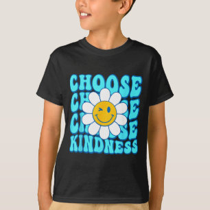 Camiseta Elige amabilidad cara sonriente inspiracional mund