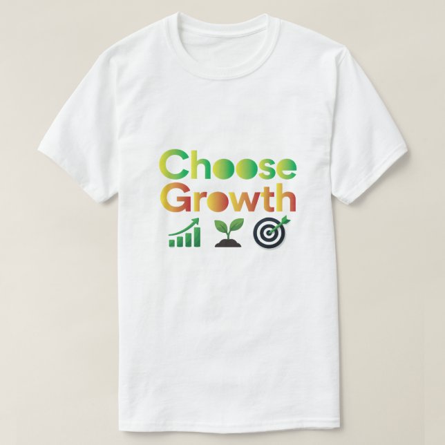 Camiseta Elige el Crecimiento (Diseño del anverso)
