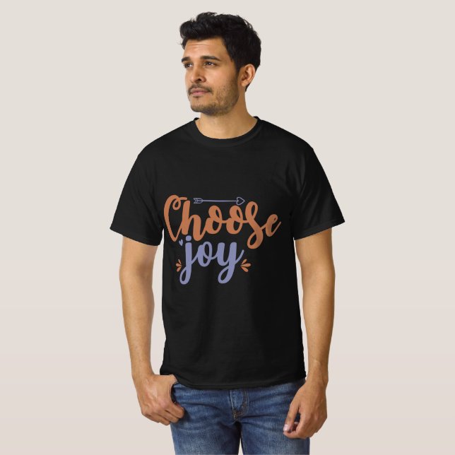 Camiseta Elige la Alegría (Anverso completo)