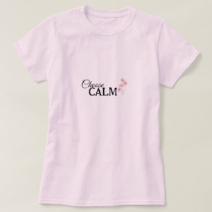 Camiseta Elige la calma Floral Mindfulness y bienestar