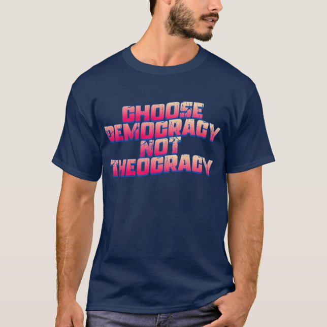 Camiseta Elige la Democracia (Anverso)