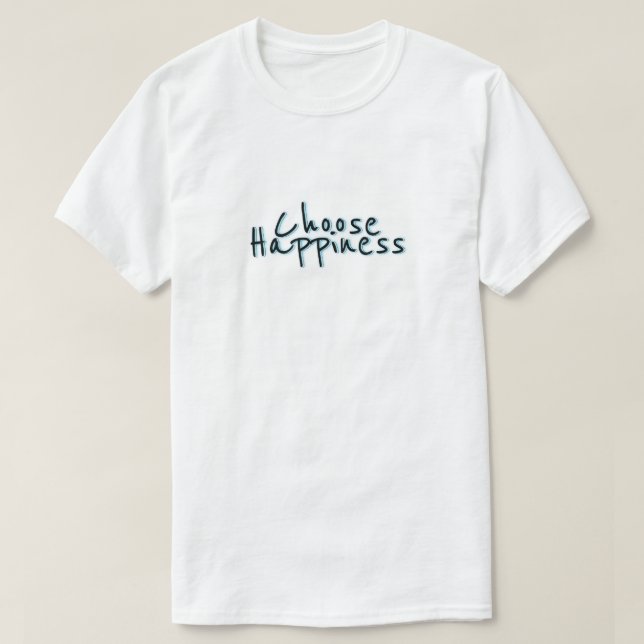 Camiseta Elige la Felicidad #3 (Diseño del anverso)