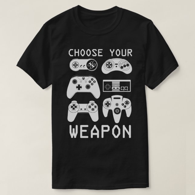 Camiseta Elige tu arma (Diseño del anverso)