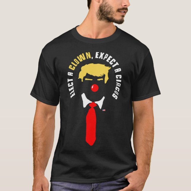 Camiseta Elige Un Payaso Esperando Un Círculo De Circo Dive (Anverso)