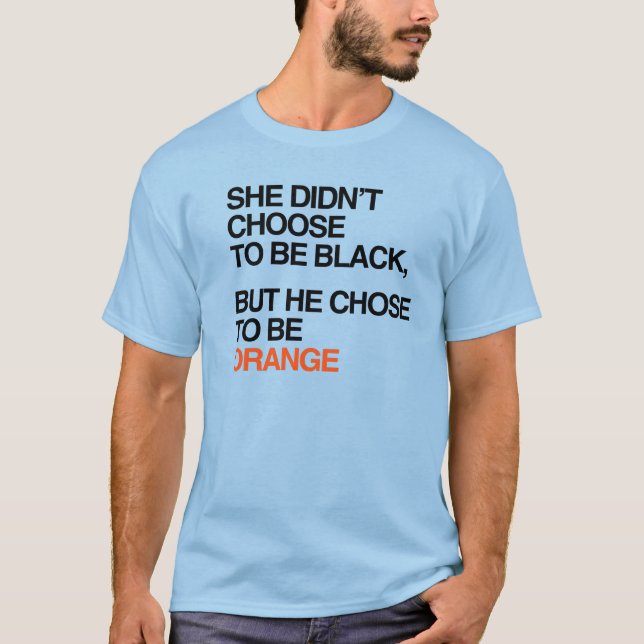 Camiseta Eligió ser naranja (Anverso)