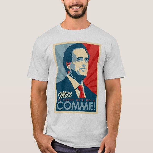 Camiseta ¡Elija a Mitt Romney para presidente Not un (Anverso)
