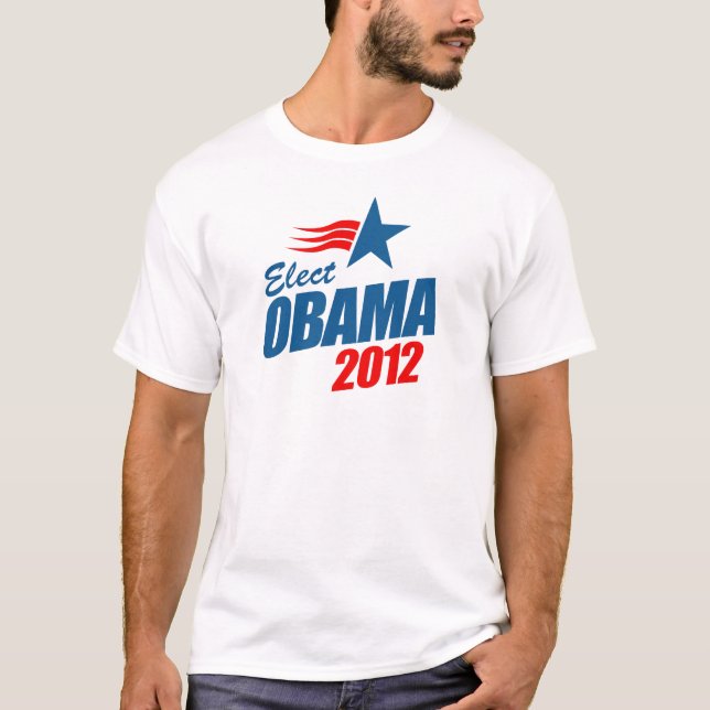Camiseta Elija a Obama 2012 (Anverso)