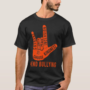 Camiseta Elija Amabilidad Aceptación Inclusión Día de Unida