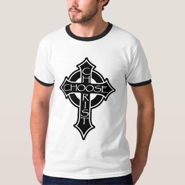 Camiseta Elija el blanco de Cristo (Anverso)