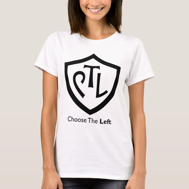 Camiseta Elija el izquierdo (en vez del CTR) (Anverso)