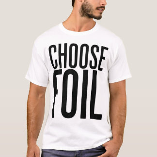 Camiseta Elija el Relieve metalizado