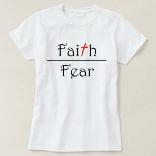 Camiseta Elija la fe sobre miedo