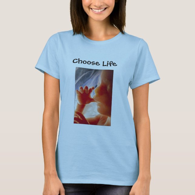 Camiseta Elija la vida (Anverso)