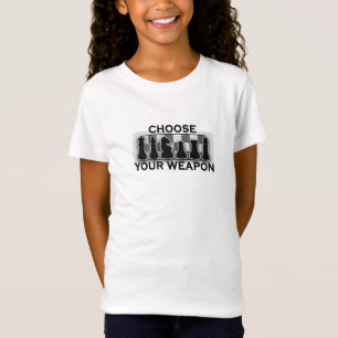Camiseta Elija su ajedrez de arma