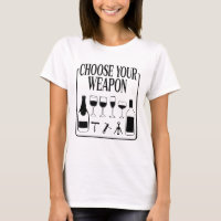 Elija su arma divertida Wine Lover Drinker