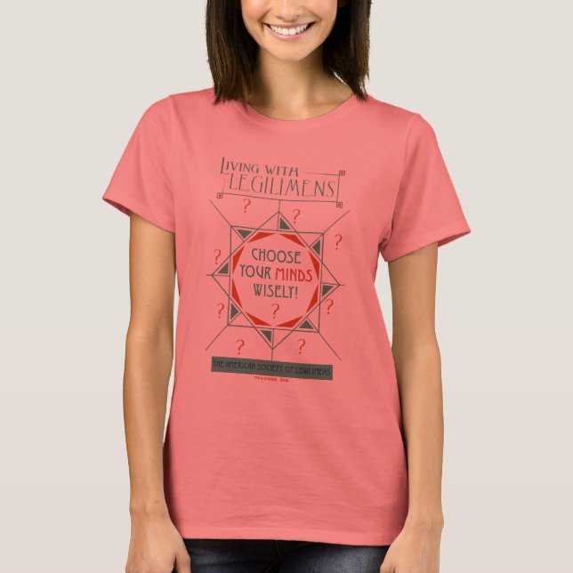 Camiseta Elija sus mentes sabiamente - Poster de Legilimens (Anverso)