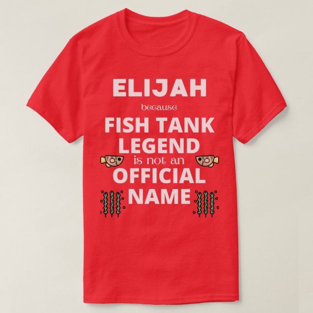 Camiseta Elijah (Diseño del anverso)