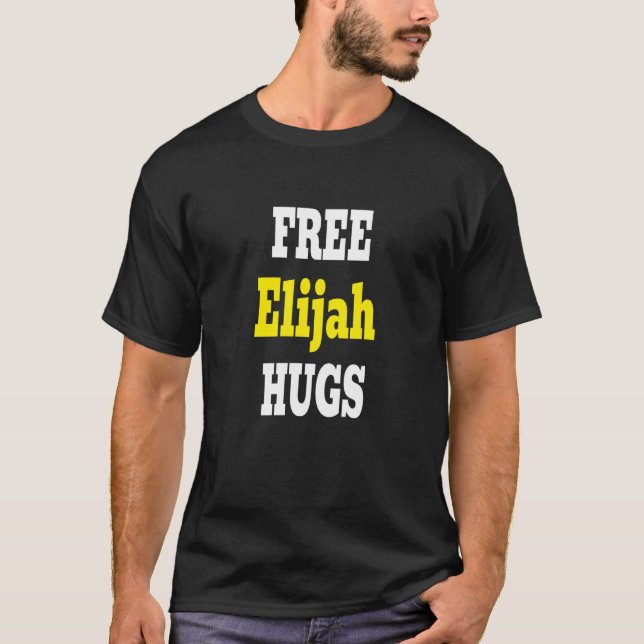 Camiseta Elijah Abraza Al Tío Del Hermano Mejor Elijah Ever (Anverso)