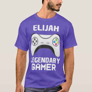 Camiseta Elijah Legendary Gamer Personalizado Video Gaming