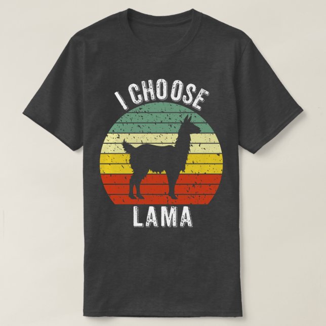 Camiseta Elijo a Lama (Diseño del anverso)
