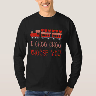 Camiseta Elijo a tu Día de San Valentín de Tren Infantil T