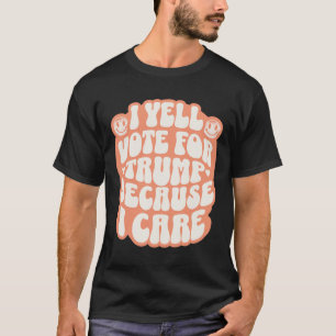 Camiseta Elijo al delincuente divertido Trump patriota repu