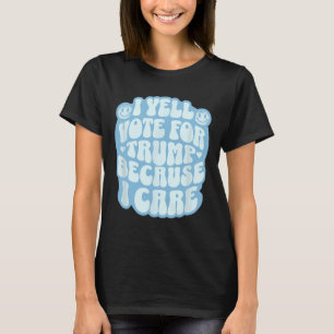 Camiseta Elijo al delincuente divertido Trump patriota repu