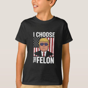 Camiseta Elijo al delincuente Trump 2024 Patriota Republica
