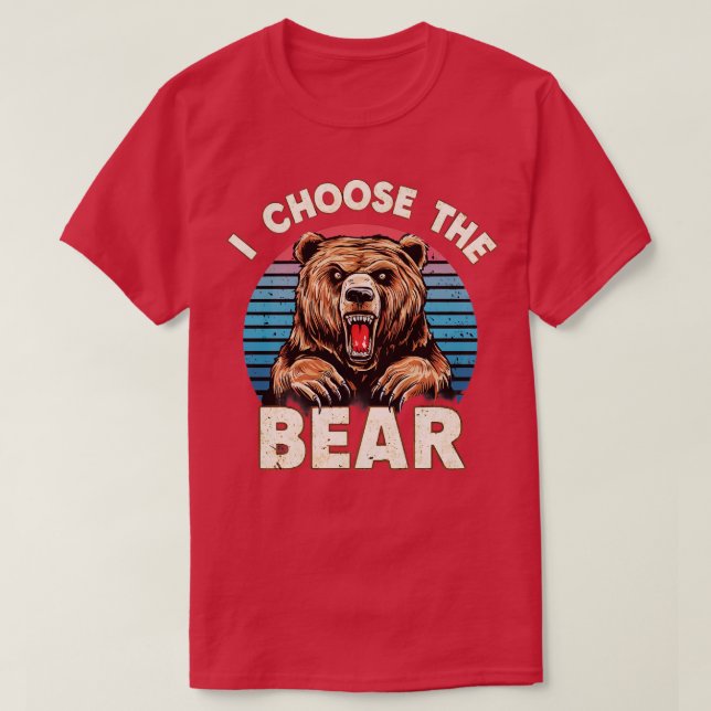 Camiseta elijo al oso 2 (Diseño del anverso)