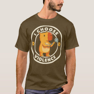 Camiseta Elijo el capibara gracioso por la violencia de Tob