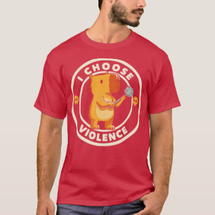 Camiseta Elijo el capibara gracioso por la violencia de Tob