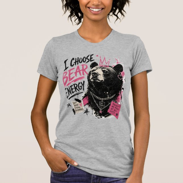 CAMISETA ELIJO ENERGÍA OSO (Anverso)