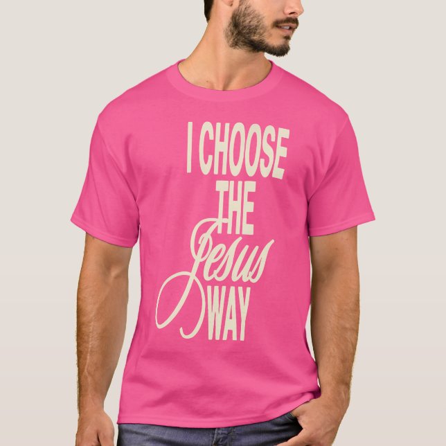 Camiseta Elijo La Vía Jesús (Anverso)