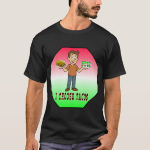 Camiseta Elijo Tacos Diseño Divertido Gimnasio vs Tacos