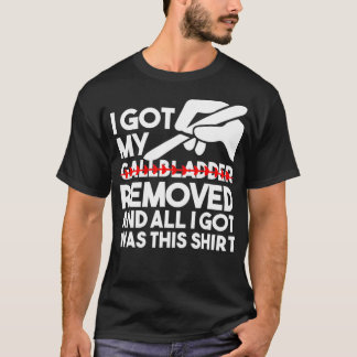Camiseta Eliminación de la vesícula biliar