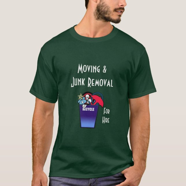 Camiseta Eliminación de movimiento y correo basura - Para a (Anverso)