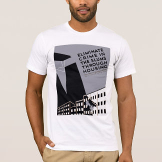 Camiseta Eliminar El Crimen En Los Barrios De Tugurios