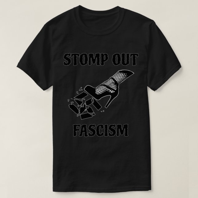 Camiseta eliminar el fascismo 76 (Diseño del anverso)