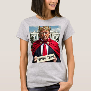 Camiseta Eliminar la sátira política de Trump