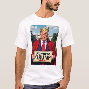 Camiseta Eliminar la sátira política de Trump