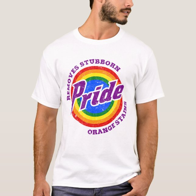 Camiseta Eliminar Naranja testarudo mantiene el mes del org (Anverso)