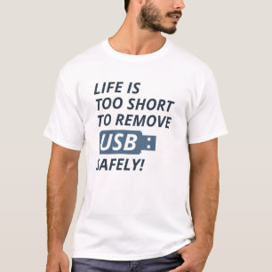 Camiseta Eliminar USB de forma segura