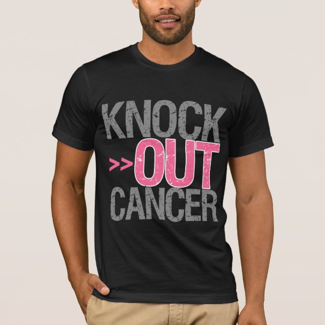 Camiseta Elimine al cáncer - cáncer de pecho (Anverso)
