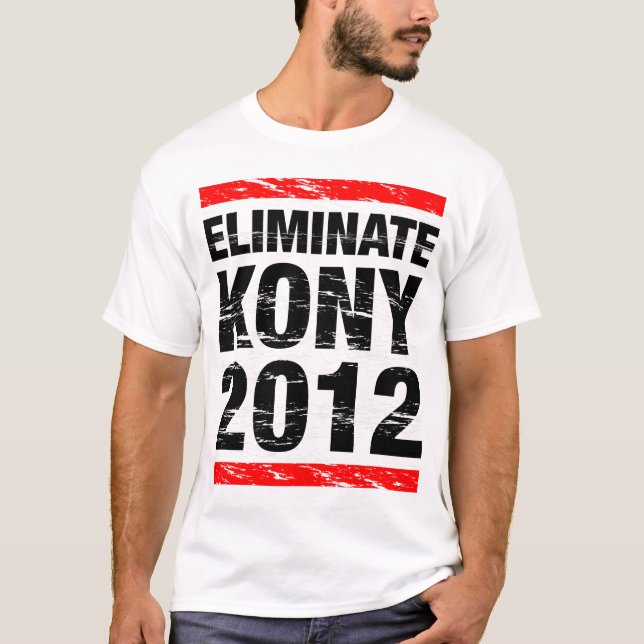 Camiseta Elimine Kony 2012 (Anverso)