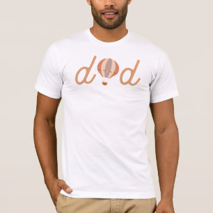 Camiseta ELISA Terracotta Balón de aire caliente papá cum