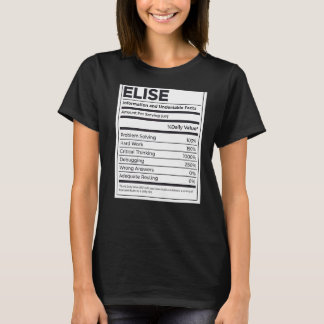 Camiseta Elise Nutrition Information Problement Solucionand