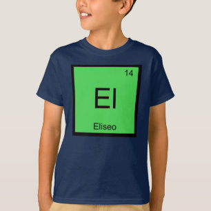 Camiseta Eliseo Nombre Elemento Químico Tabla periódica