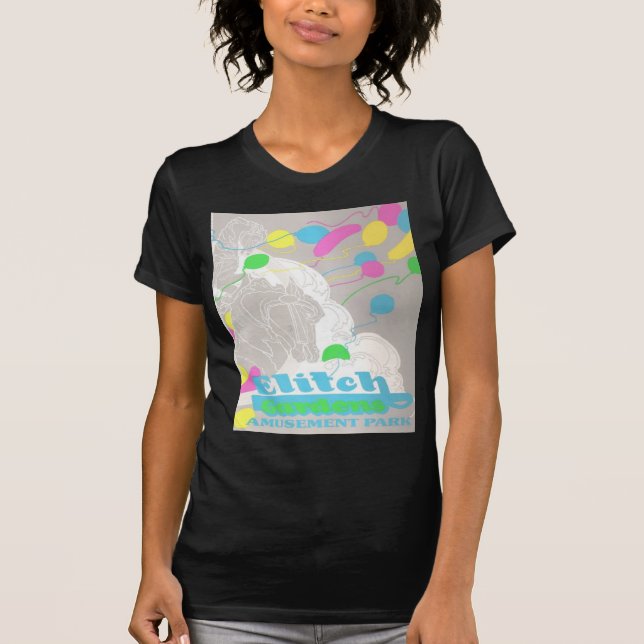 Camiseta Elitch cultiva un huerto parque de atracciones (Anverso)